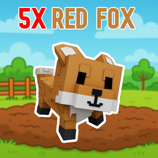 5x Red Fox